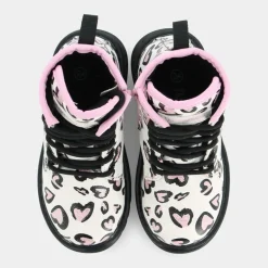 PRIMI PASSI BIANCO LEOPARDATO ROSA ES-I23B-05