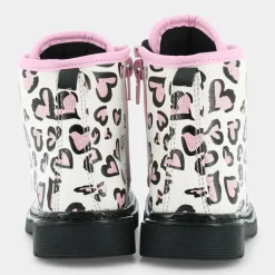 PRIMI PASSI BIANCO LEOPARDATO ROSA ES-I23B-05
