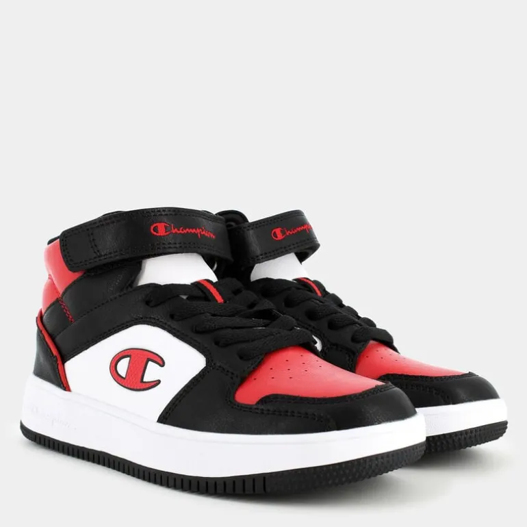 REBOUND 2.0 MID B GS- SPORTIVE NBK/RED/WHT S32413