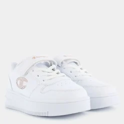 REBOUND PLATFORM GLITTER G PS- SPORTIVE WHT/ROSE GOLD S32830