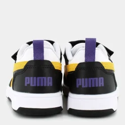 Rebound V6 Lo AC+ PS- SPORTIVE Black-Yellow Sizzle-White 397419