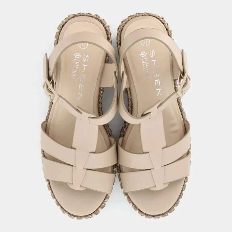 SANDALI BEIGE CR-E25D-06