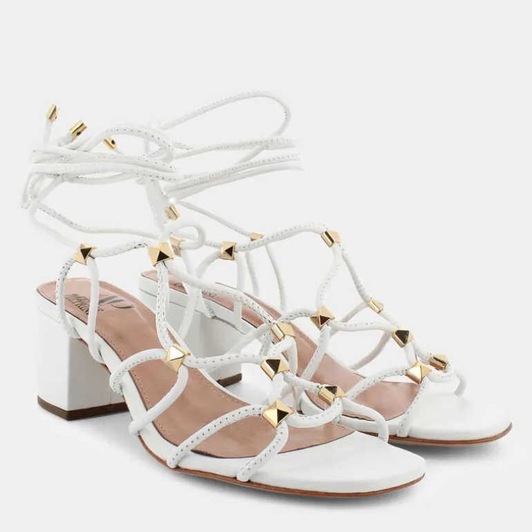 SANDALI BIANCO UN-E24D-05