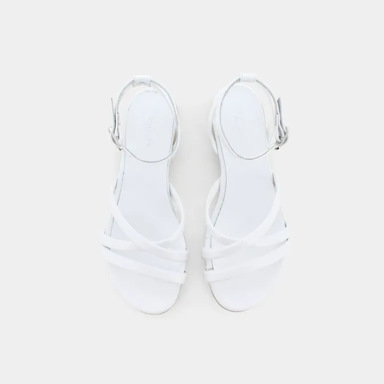 SANDALI BIANCO E307580D 707