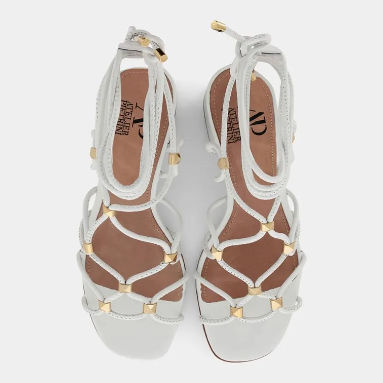 SANDALI BIANCO UN-E24D-05