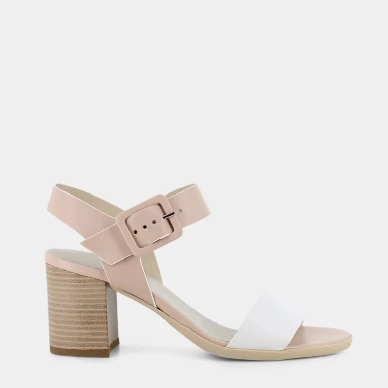 SANDALI BIANCO/NUDE E218654D
