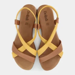 SANDALI GIALLO/BRANDY MA-E24D-03