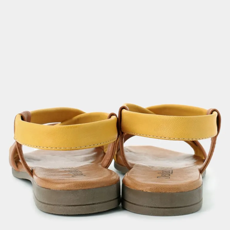 SANDALI GIALLO/BRANDY MA-E24D-03