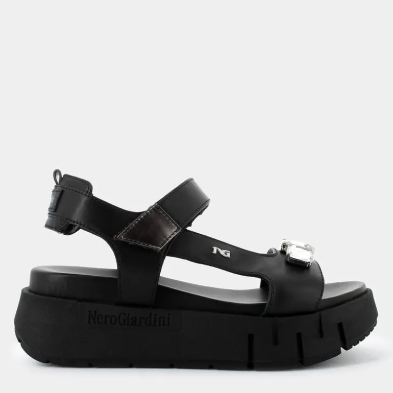 SANDALI NERO E410707D