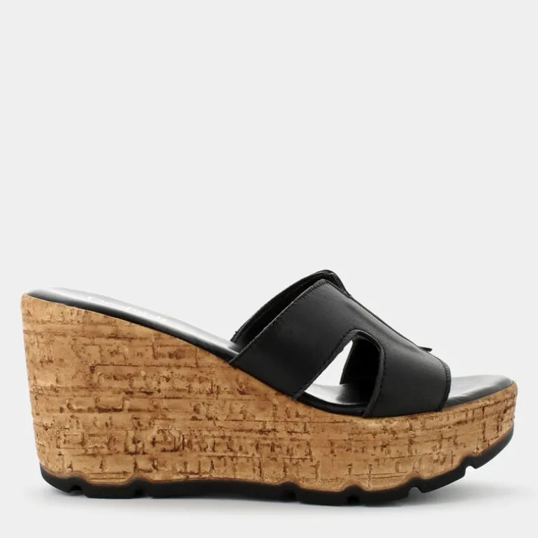 SANDALI NERO CL-E24D-07