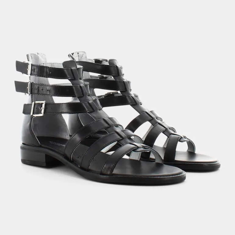 SANDALI NERO E012490D