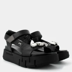 SANDALI NERO E410707D