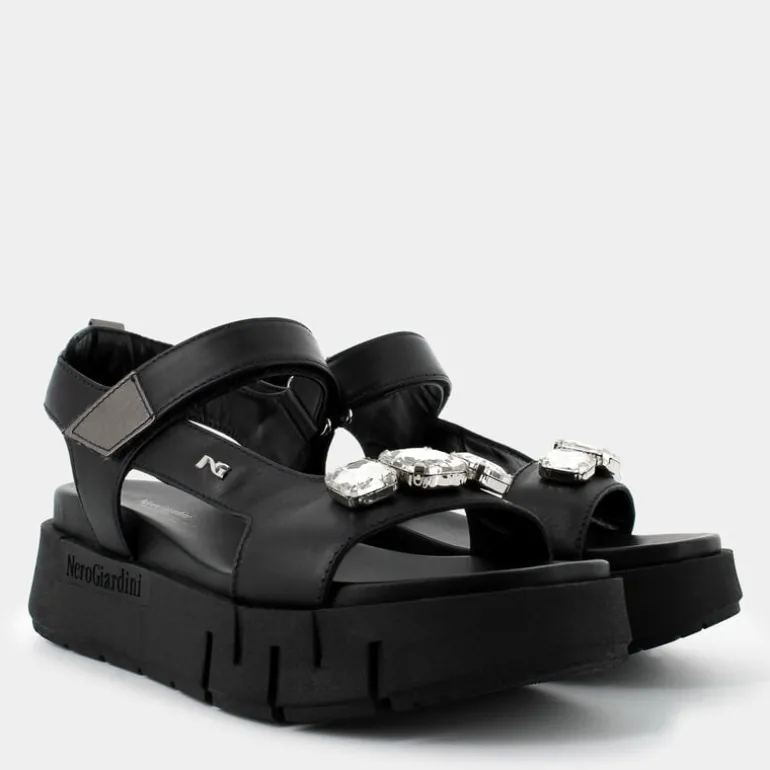 SANDALI NERO E410707D