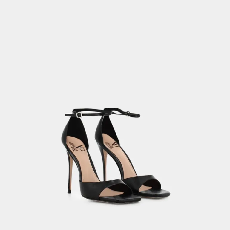 SANDALI NERO UN-E23D-04