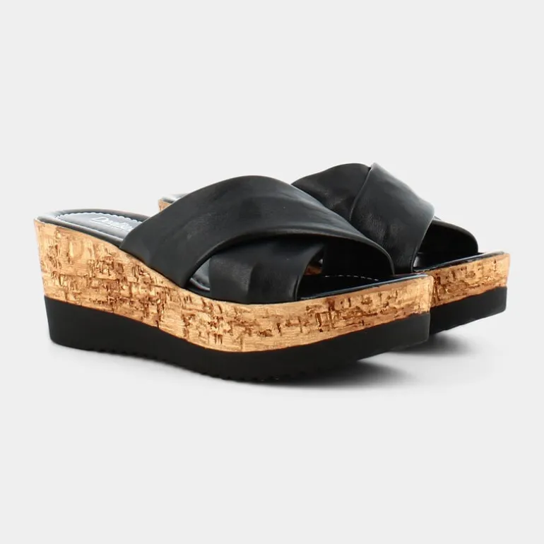 SANDALI NERO CL-E24D-04