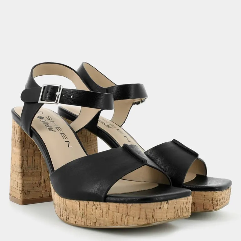 SANDALI NERO ME-E25D-19