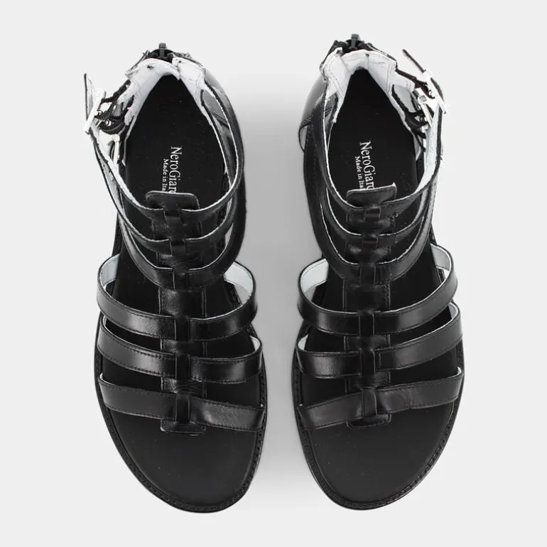 SANDALI NERO E012490D