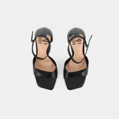 SANDALI NERO UN-E23D-04