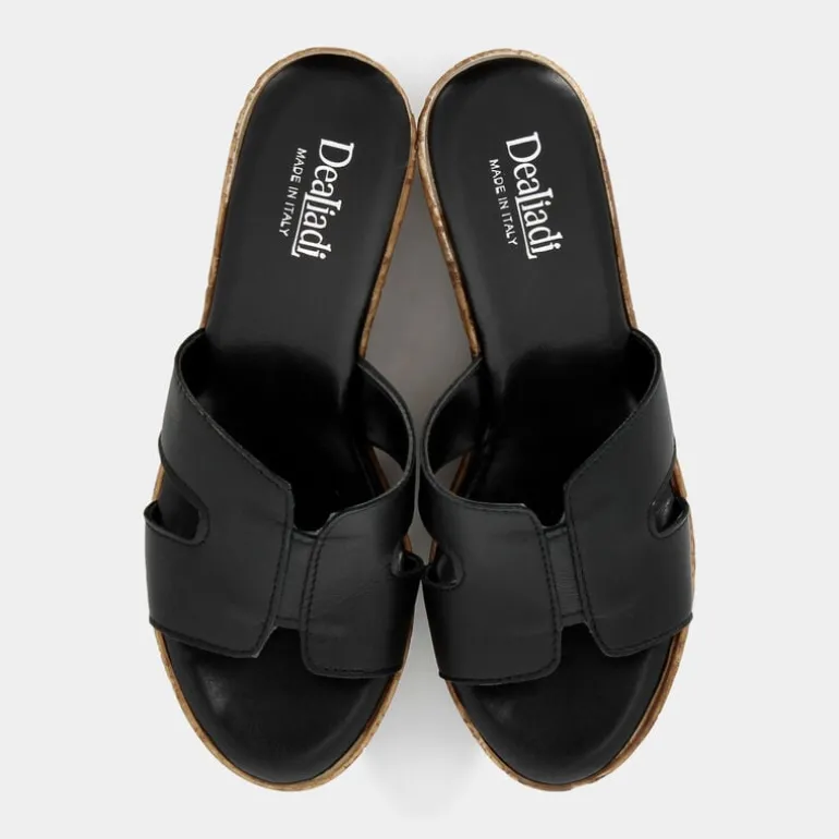 SANDALI NERO CL-E24D-07