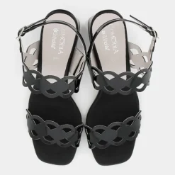 SANDALI NERO CM-E25D-06