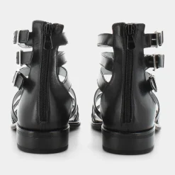 SANDALI NERO E012490D