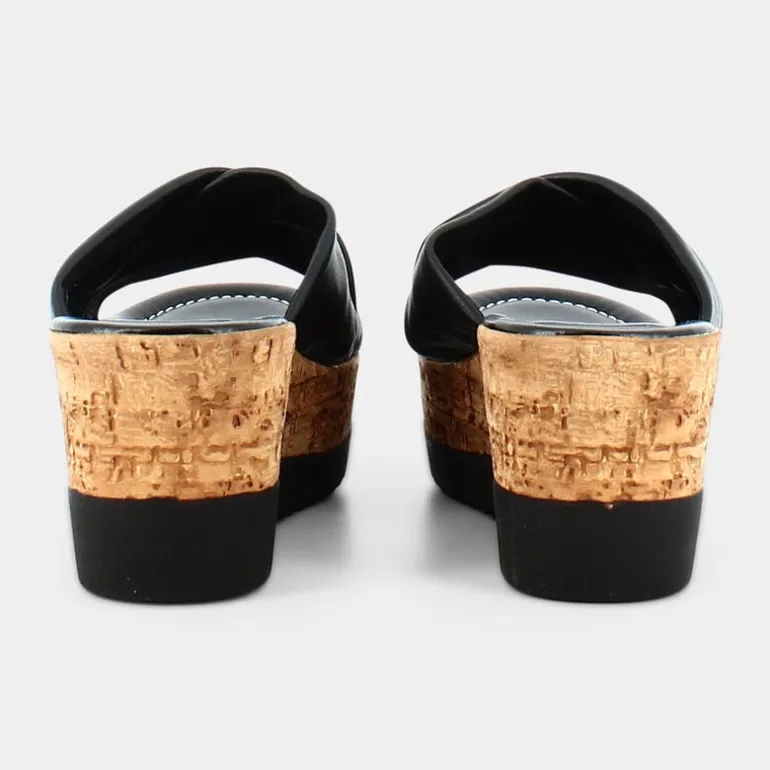 SANDALI NERO CL-E24D-04