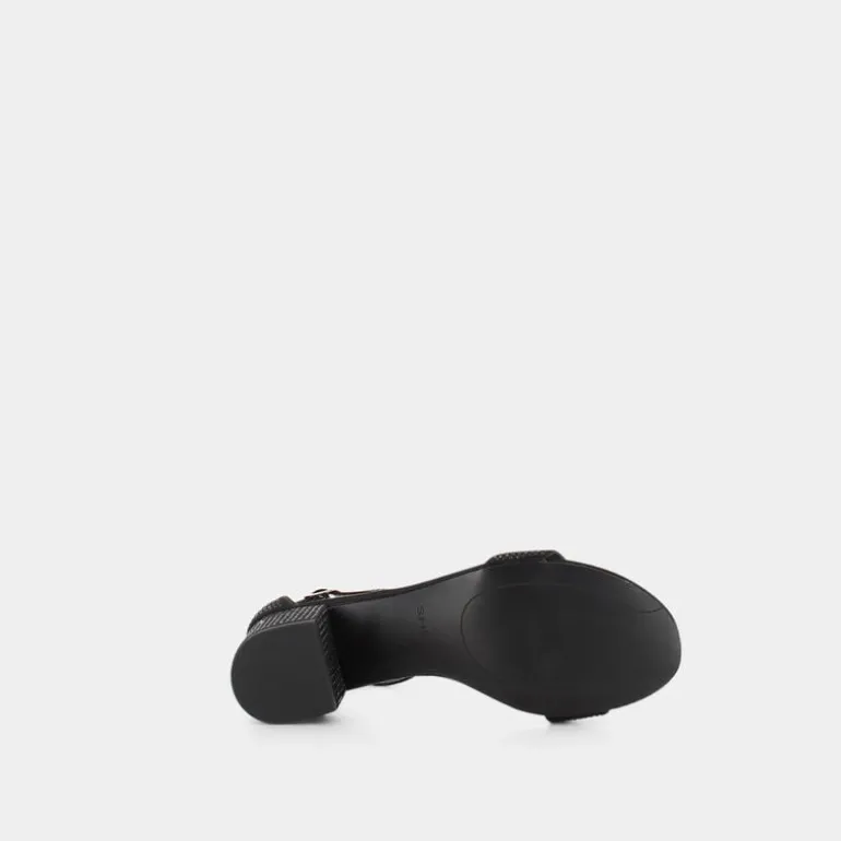 SANDALI NERO DY-E23D-03