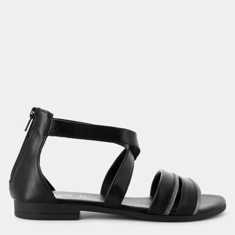 SANDALI NERO/CDF MA-E24D-06