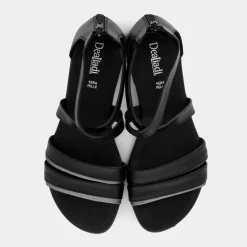 SANDALI NERO/CDF MA-E24D-06