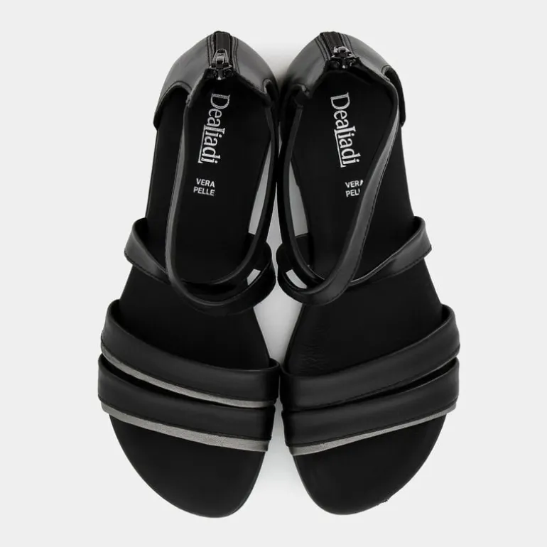 SANDALI NERO/CDF MA-E24D-06