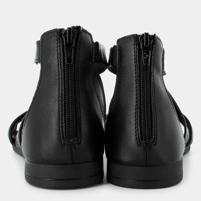 SANDALI NERO/CDF MA-E24D-06