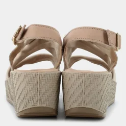 SANDALI SABBIA/ARGENTO IM-E24D-19