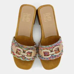 SANDALI TRECCIA MULTICOLOR SD-E24D-01