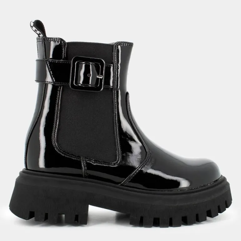 15933- SCARPONCINI E STIVALETTI NERO VERNICE AG-16682
