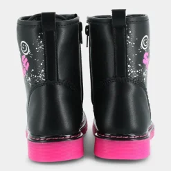 SCARPONCINI E STIVALETTI NERO FUCSIA ES-I23B-04