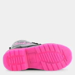 SCARPONCINI E STIVALETTI NERO FUCSIA ES-I23B-04