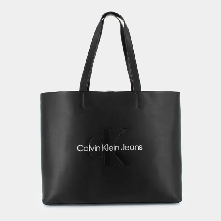 SCULPTED- BORSE 0GL BLACK METALLIC LOGO 10825-0GL