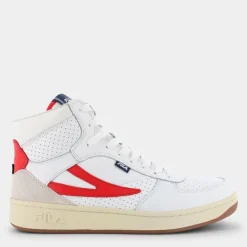 sevaro mid- SPORTIVE White-Fila Red FFM0256