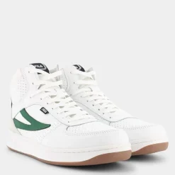 sevaro mid- SPORTIVE White-Verdant Green FFM0256