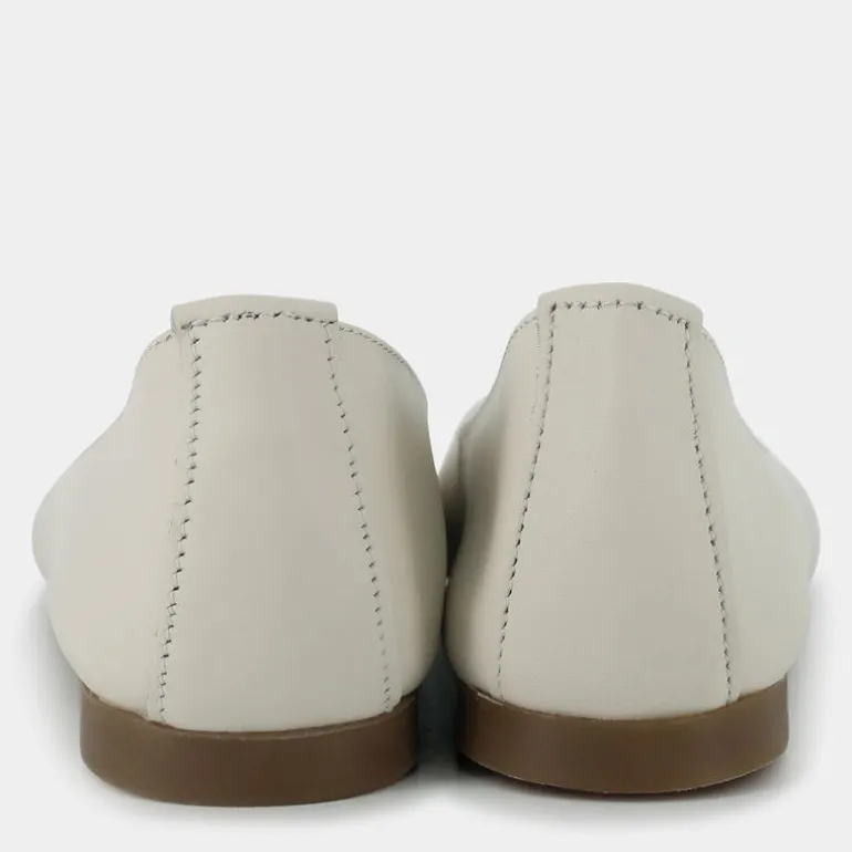SIMONA- BALLERINA OFF WHITE/PLATINO GI-E25D-01