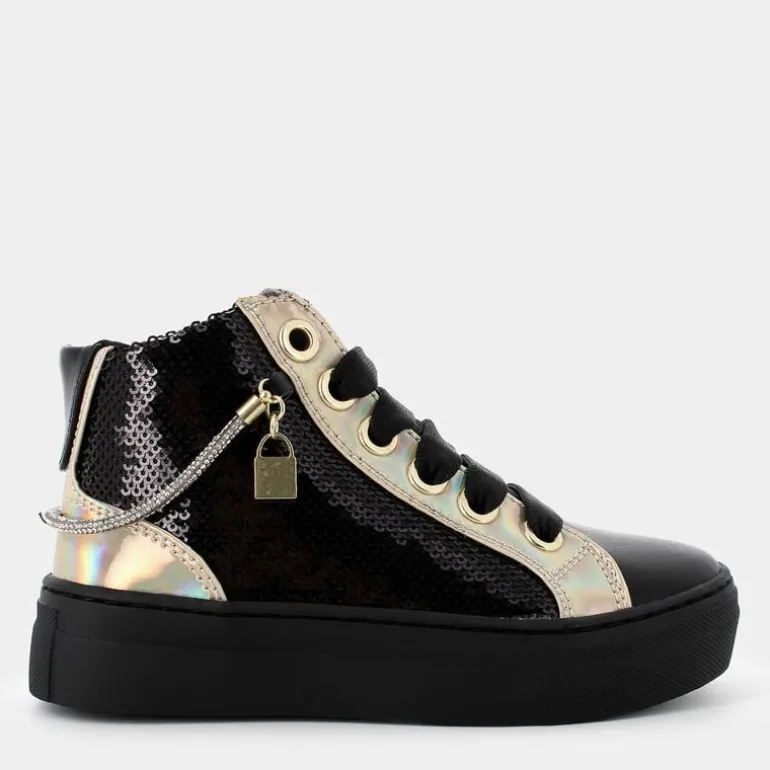 15937- SNEAKERS NERO ORO AG-16504