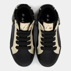 15937- SNEAKERS NERO ORO AG-16504