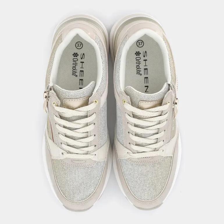 SNEAKERS BEIGE CI-E25D-04