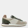 SNEAKERS BEIGE+MARRONE+VERDE AC-E25U-11