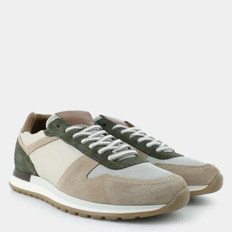 SNEAKERS BEIGE+MARRONE+VERDE AC-E25U-11