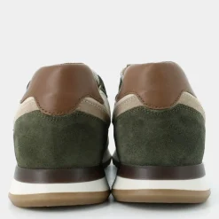 SNEAKERS BEIGE+MARRONE+VERDE AC-E25U-11