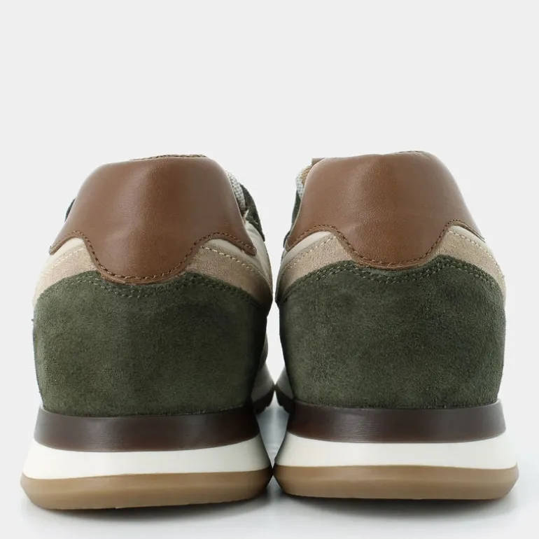 SNEAKERS BEIGE+MARRONE+VERDE AC-E25U-11