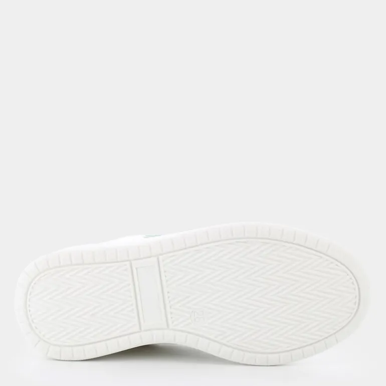 SNEAKERS BIANCO VERDE SM-E25B-06