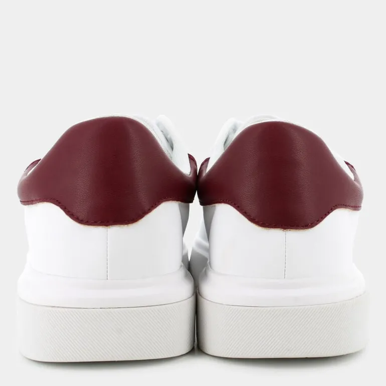 SNEAKERS BIANCO/BORDEAUX AW-I24U-01