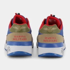 SNEAKERS BLU/MARRONE MM-2275